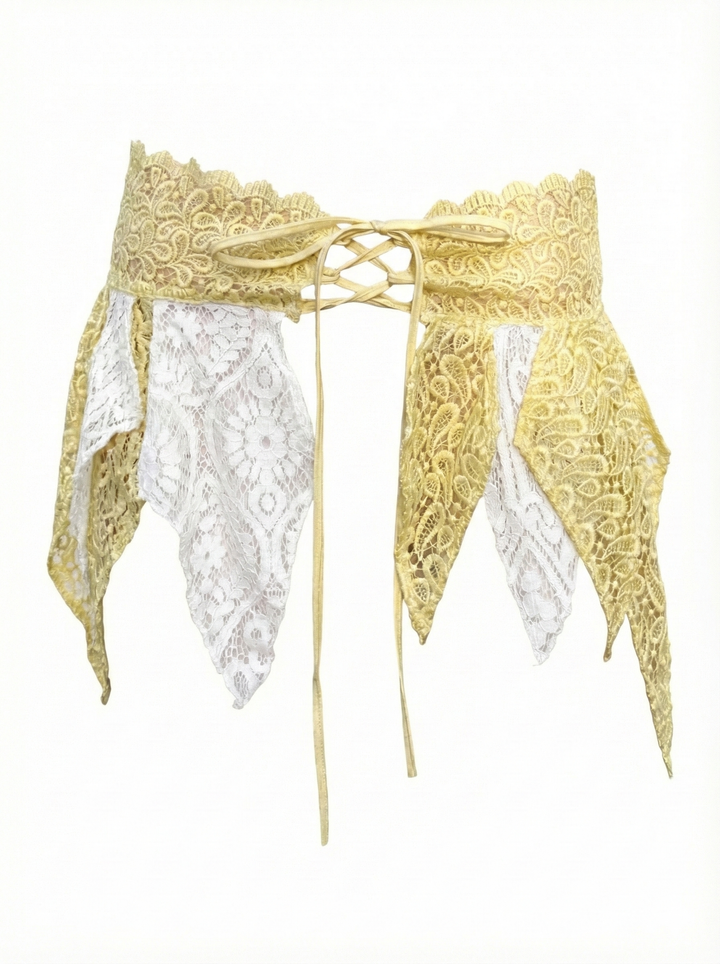 *VTG BUTTERCUP LACE PIXIE SKIRT / XS-S