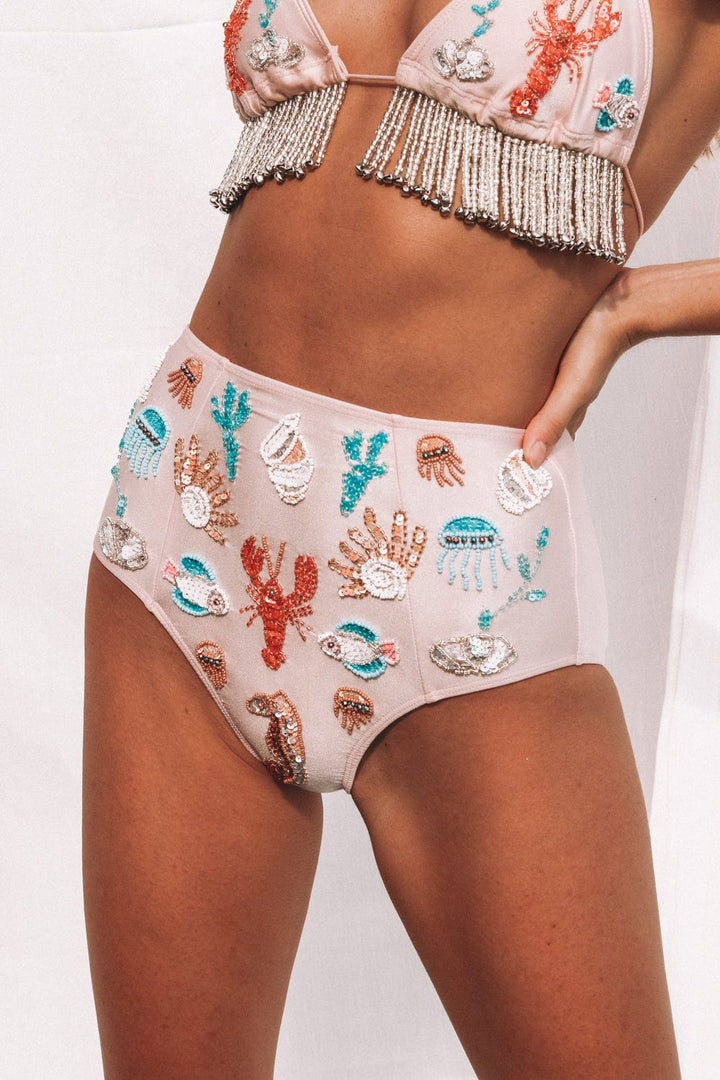UNDER THE SEA BEADED SPARKLE BLOOMERS - PINK - Her Pony